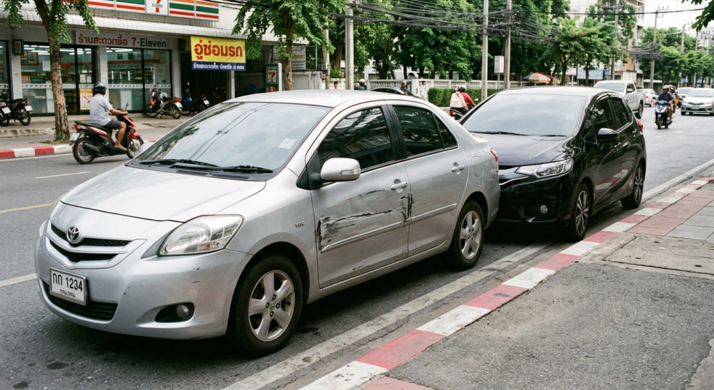 ประกันชั้น 1 กรณีโดนปาดหน้าและคู่กรณีหนี