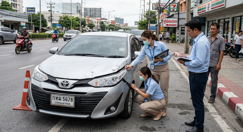 ประกันชั้น 1 เมื่อคู่กรณีเงียบหายและต้องเคลมเอง